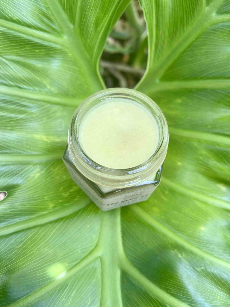 Unveil the enchantment of The Good Stuff herbal skin salve, where the powers of vitamin E oil, beeswax, shea butter, calendula, spiderwort, and lavender essential oil combine to create a skincare experience that nourishes, protects, and heals.