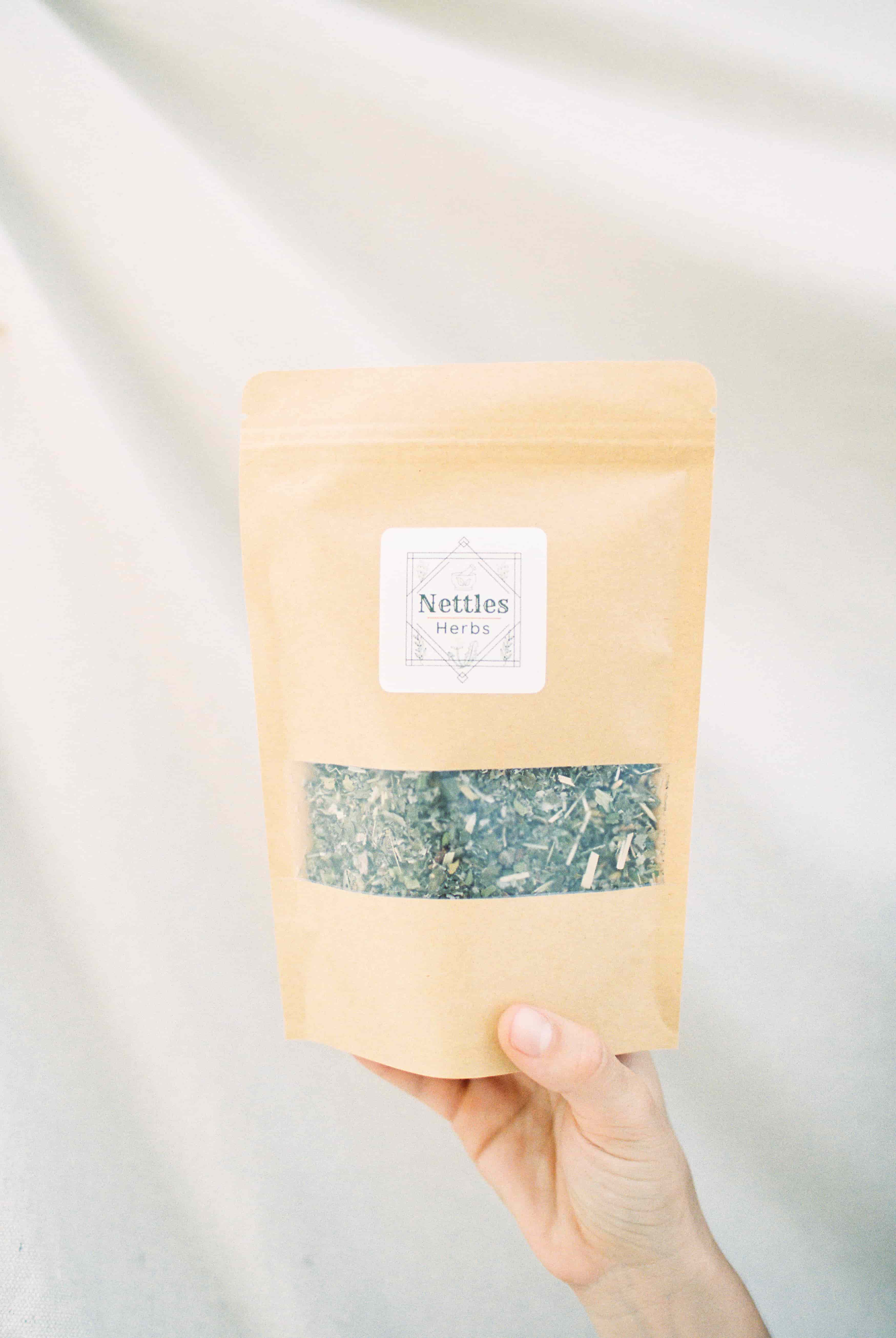 Nourish and strengthen new moms from the inside out with our hand-blended Postpartum Tea rich in iron, calcium, & essential vitamins. with organic herbs like red raspberry leaf, nettle, & ginger root. Now available in 30- or 90-cup bags