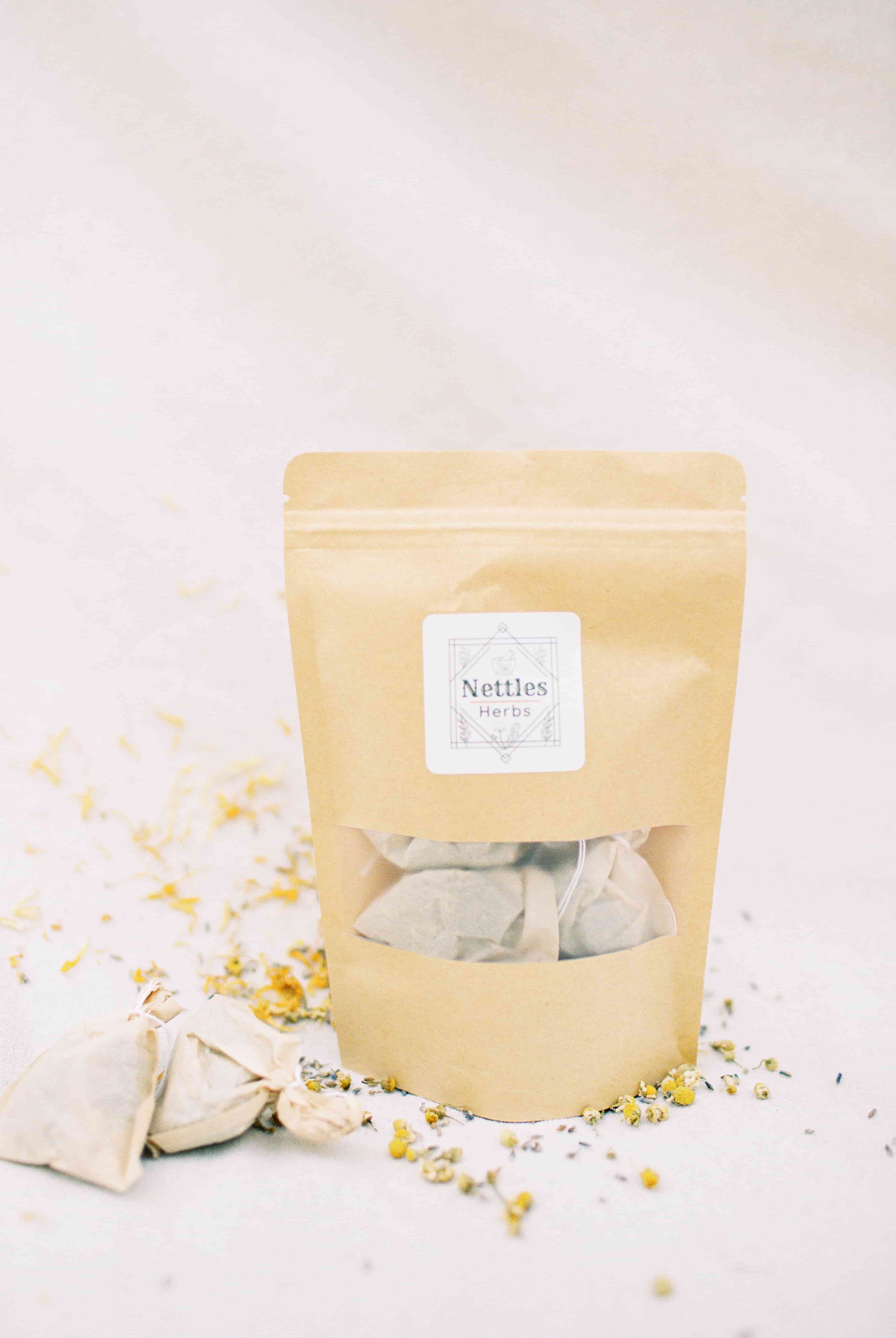 Made with organic herbs, this blend comes with 10 pre-packaged tea bags for 10 healing steams. Herbs used are organic calendula, lavender, mugwort, red raspberry leaf, yarrow, and sea salt